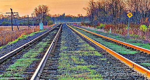 Rails Between Here And There_P1110717-9.jpg - Photographed at sunrise near Smiths Falls, Ontario, Canada.